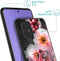 iMoshion Hoesje Geschikt voor Samsung Galaxy A51 Hoesje Siliconen - iMoshion Design hoesje - Zwart / Roze / Pink Flower