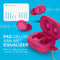 JLab JBuds Mini - Draadloze oordopjes - 20 uur speeltijd - Roze