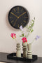 Wall clock Belle Numbers metal black