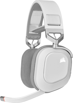 Corsair HS80 RGB Wireless - Gaming Headset - Dolby Atmos - Wit