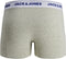 JACK&JONES JACSUPER TWIST TRUNKS - 3-Pack boxershorts - Effen gemeleerd - Grijs licht blauw groen (3-pack)