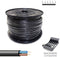 Elektrische kabelslang Sediles Zwart 2 x 1 mm 300 m H05VV-F