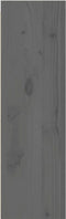vidaXL - Wandkast - 30x30x100 - cm - massief - grenenhout - grijs