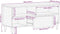 vidaXL - Tv-meubel - 100x33,5x46 - cm - massief - mangohout