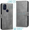 iMoshion Hoesje Geschikt voor OnePlus Nord N10 5G Hoesje Met Pasjeshouder - iMoshion Luxe Bookcase - Grijs