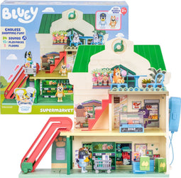 BLUEY - Supermarkt Speelset - incl. Bluey & Bingo figuren - 40 cm hoog