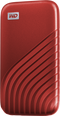WD My Passport SSD (v3) - 2TB - Leessnelheid 1050 MB/s - Rood