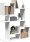 vidaXL - Kamerscherm - / - boekenkast - 92x29x112 - cm - bewerkt - hout - wit