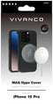 Vivanco Mag Hype - Backcover - MagSafe-compatibel spatwaterdicht - Zwart