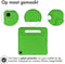 iMoshion Tablet Hoes Kinderen Geschikt voor Samsung Galaxy Tab A7 - iMoshion Kidsproof Backcover met handvat - Groen