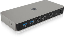 Icy Box IB-DK2880-C41 - Dockingstation - 3x USB 3.2 Gen2 10Gb/s - HDMI 2.1 - 170W