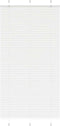 vidaXL - Plissé - rolgordijn - 100x200 - cm - stofbreedte - 99,4cm - polyester - wit