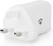 Nedis WCQC302AWTUK - USB-wandlader - Quick Charge 3.0 - Wit