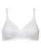Triumph Elegant Cotton N - Beugelloze beha - Stevige ondersteuning - Wit