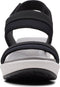 Clarks Step Cali Muir - Plateau sandalen - Elastisch bovenwerk - Black