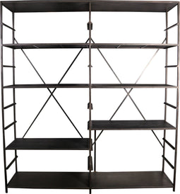PTMD shop Furniture metal cabinet 6 Veneer shelves
