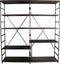 PTMD shop Furniture metal cabinet 6 Veneer shelves