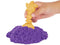 Kinetic Sand - Zandbak-set met 454 g paars origineel kinetisch zand opbergzandbak 4 vormen en gereedschap - Sensorisch speelgoed