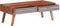 vidaXL - Salontafel - 110x50x40 - cm - massief - hout - grijs