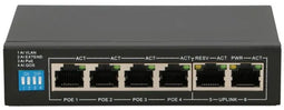 Extralink EX.14831 - Unmanaged Switch - 6x PoE 802.3af - Zwart