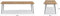 Stoel-Bank Loungeset - Hanna - Acaciahout - The Outsider
