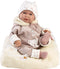 Llorens babypop Lala met geluid, kussen en speen 42 cm