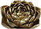 Decoratieve figuren DKD Home Decor Bloem Gouden Hars (18 x 18,5 x 7,2 cm)