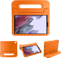 iMoshion Samsung Galaxy Tab A7 Lite - Kidsproof Backcover met handvat - Oranje