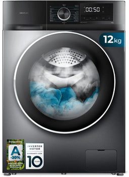 Cecotec A01_EU01_100638 - Wasmachine Voorlader 12 kg 1400 RPM - Grijs