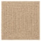 vidaXL - Vloerkleed - ZIZUR - beige - binnen - en - buiten - 240x240 - cm - jute - look