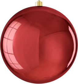 House of Seasons Kunsttak baubles - 50x50x50 cm - Gerecycled Polystyreen - Donkerrood