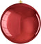 House of Seasons Kunsttak baubles - 50x50x50 cm - Gerecycled Polystyreen - Donkerrood