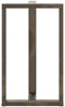 vidaXL - Bartafelpoten - 2 - st - T-vormig - 60x35x(100-101) - cm - staal - naturel