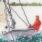 Thea Gouverneur - Borduurpakket met telpatroon - 3091A - Voorgesorteerde DMC Garens - Zeilen - Aida - 16 cm x 17 cm - DIY Kit