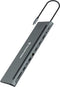 Conceptronic DONN17G - USB 3.2 Gen 1 Type-C Hub - 100W Power Delivery - Grijs