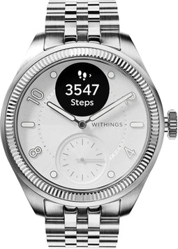 Withings ScanWatch Nova - Smartwatch - ECG SpO₂ Temperatuur - Zilver (RVS)