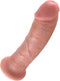 King Cock Realistische Dildo 8 Inch - beige