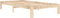 vidaXL - Bedframe - massief - grenenhout - 100x200 - cm