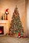 House of Seasons Kerstboomrok - H26 x Ø58 cm - FSC Mix - Zeegras - Bruin Zwart