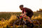 Rogelli Fuse - Korte Fietsbroek - Met Bretels - Zwart Rood - Maat L