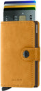 Secrid Pasjeshouder / Kaarthouder - Kunstleer - Miniwallet Vintage - Geel