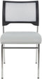 SEDALIA - Set van 4 stoelen - Grijs - Polyester