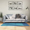 vidaXL - Vloerkleed - OVIEDO - laagpolig - 80x150 - cm - turquoise