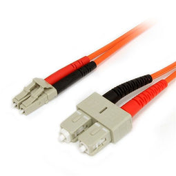 Startech.com FIBLCSC2 - Fibre kabel - LC naar SC - 200 cm - Oranje
