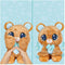 Peekapets Beer Knuffel Pluche, 30cm