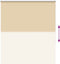 vidaXL - Rolgordijn - verduisterend - 130x130 - cm - stofbreedte - 126,6 - cm - beige