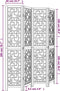 vidaXL - Kamerscherm - met - 4 - panelen - massief - paulowniahout - bruin