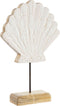 Decoratieve figuren Home ESPRIT Wit Natuurlijk Schelp Mediterrane 18 x 5 x 28 cm