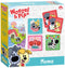 Bambolino Woezel & Pip - memo spel - 40 kaartjes - educatief speelgoed (2 stuks)