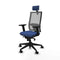 Piqueras y Crespo 2D066N2 - Bureaustoel - Hoofdsteun en verstelbare hoogte - Marineblauw